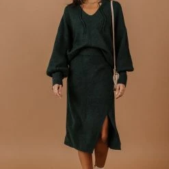 Vero Moda Gennady Pencil Skirt In Grey - FINAL SALE