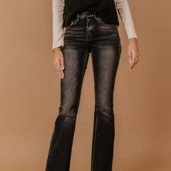 PLASTIC Dashielle Flare Jeans