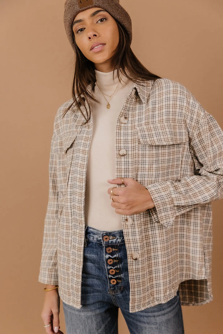 PAPER CRANE Sasha Plaid Shirt Work Edit 9 PAPER CRANE Sasha Plaid Shirt Work Edit