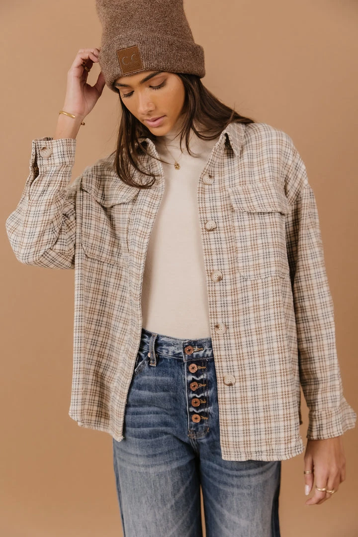 PAPER CRANE Sasha Plaid Shirt Work Edit 10 PAPER CRANE Sasha Plaid Shirt Work Edit