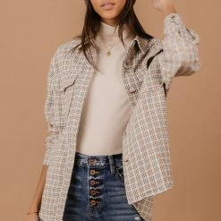 PAPER CRANE Sasha Plaid Shirt Work Edit 25 PAPER CRANE Sasha Plaid Shirt Work Edit