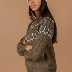 Sweaters Vero Moda Amora Sweater In Olive - FINAL SALE