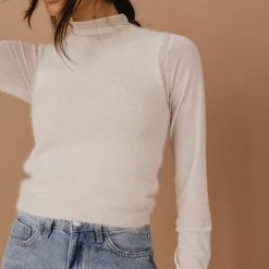 Vero Moda Nadine Sweater Vest In Ivory - FINAL SALE Sweaters