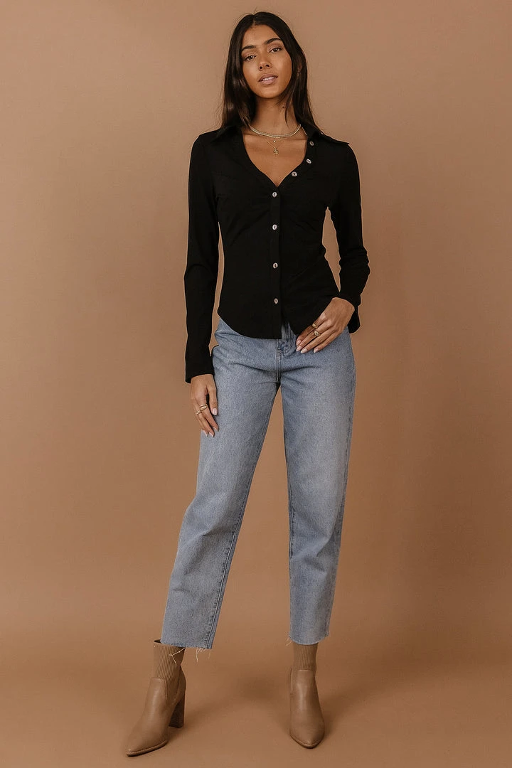 CRESCENT Lucine Button Down Top Long Sleeve 5 CRESCENT Lucine Button Down Top Long Sleeve