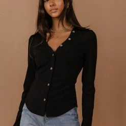 CRESCENT Lucine Button Down Top Long Sleeve 15 CRESCENT Lucine Button Down Top Long Sleeve