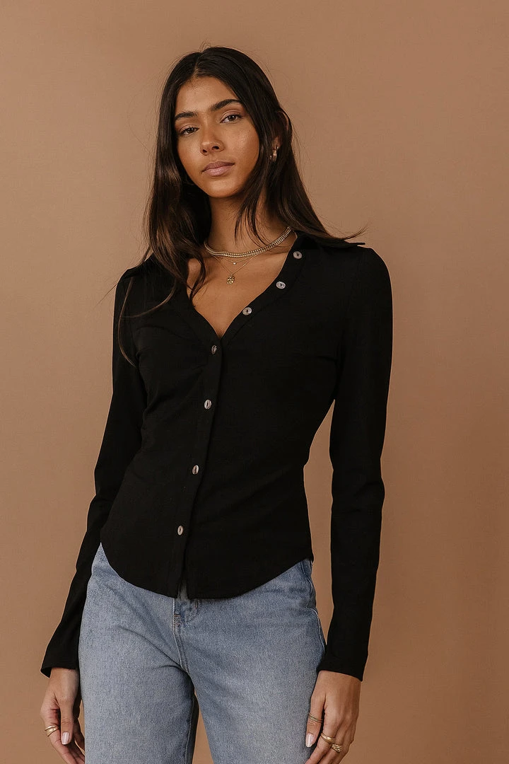 CRESCENT Lucine Button Down Top Long Sleeve 6 CRESCENT Lucine Button Down Top Long Sleeve