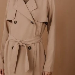 SINA Enola Trench Coat In Black