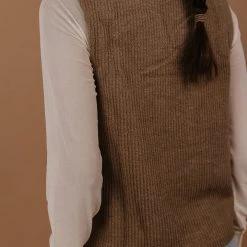 Sweaters Vero Moda River Sweater Vest In Brown - FINAL SALE