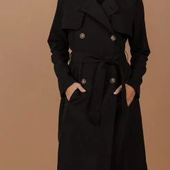 SINA Enola Trench Coat In Natural Work Edit