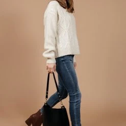 Vero Moda Reese Sweater In Ivory - FINAL SALE Sweaters 18 Vero Moda Reese Sweater In Ivory - FINAL SALE Sweaters