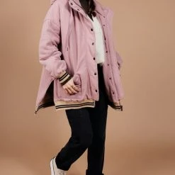 SINA Outerwear Cambrie Jacket In Lavender
