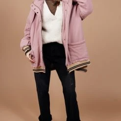 SINA Outerwear Cambrie Jacket In Lavender