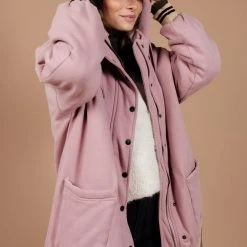 SINA Outerwear Cambrie Jacket In Lavender