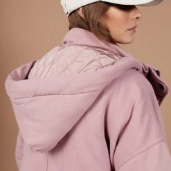 SINA Outerwear Cambrie Jacket In Lavender