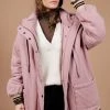 SINA Outerwear Cambrie Jacket In Lavender