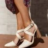 FREE SOUL/MIRACLE MILE Shoes Zoey Heels In Ivory
