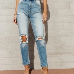 Back In Stock Kancan Delila Mom Jeans
