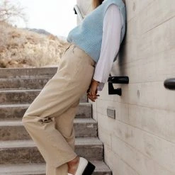 Work Edit Vero Moda Libbie Sweater Vest In Blue