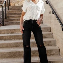 MILLIBON POLYMOND DK INC Tops Juno Button Up Top