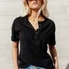 WELLMADE INC Thiago Top In Black 2 WELLMADE INC Thiago Top In Black