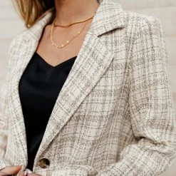 LE LIS Zinnia Plaid Blazer Back In Stock