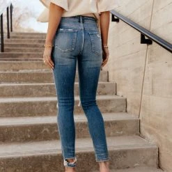 PLASTIC Margot Distressed Skinny Denim 10 PLASTIC Margot Distressed Skinny Denim