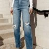 CELLO JEANS Lynette High Rise Straight Leg Jeans Top Sellers