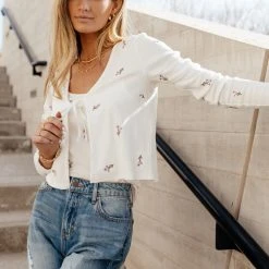 Vero Moda Jeanette Cardigan In White