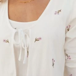 Vero Moda Jeanette Cardigan In White