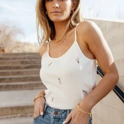 Vero Moda Jeanette Tank Top In Blue