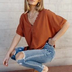 WISHLIST Ximena Oversized Top - FINAL SALE Tops 24 WISHLIST Ximena Oversized Top - FINAL SALE Tops