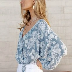 DRESS FORUM Sydney Wrap Top Tops