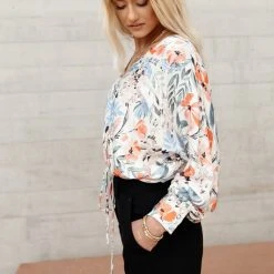 DRESS FORUM Bohme In Bloom Natalie Wrap Top - FINAL SALE 10 DRESS FORUM Bohme In Bloom Natalie Wrap Top - FINAL SALE