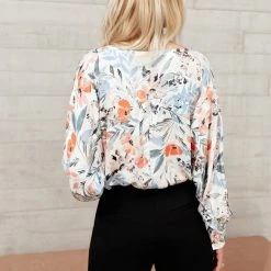 DRESS FORUM Bohme In Bloom Natalie Wrap Top - FINAL SALE