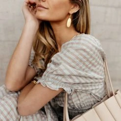 MOON RIVER Fresh Markdowns Livie Midi Dress In Blue - FINAL SALE