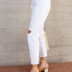 PLASTIC Denim Vervet Joss Distressed Mom Jeans 13 PLASTIC Denim Vervet Joss Distressed Mom Jeans