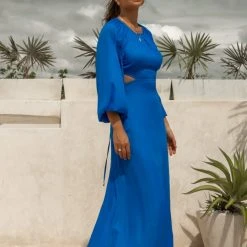 WORUI Caroline Maxi Dress In Blue New Arrivals