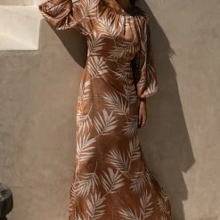 WORUI New Arrivals Giselle Maxi Dress In Camel 14 WORUI New Arrivals Giselle Maxi Dress In Camel