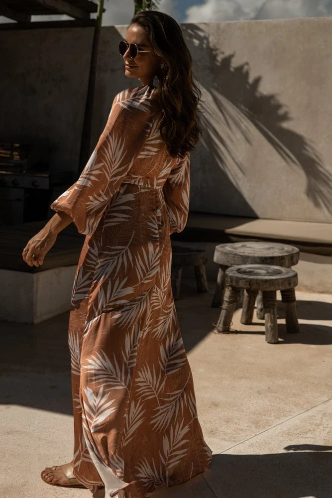 WORUI New Arrivals Giselle Maxi Dress In Camel 6 WORUI New Arrivals Giselle Maxi Dress In Camel