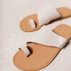 FREE SOUL/MIRACLE MILE Ella Sandals In Beige Shoes