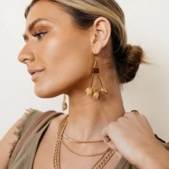 LA RADIANT VAL JEAN GLOBAL Aspen Dangle Earrings