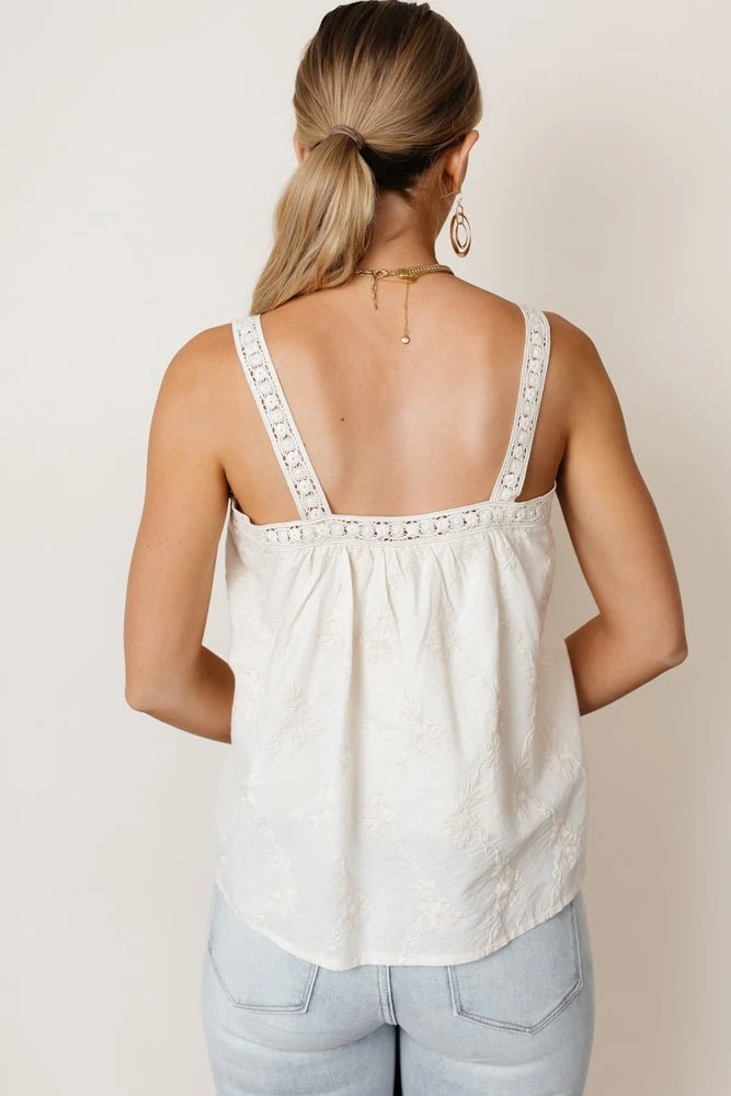 MAIZE Adalet Lace Tank In Ivory 7 MAIZE Adalet Lace Tank In Ivory