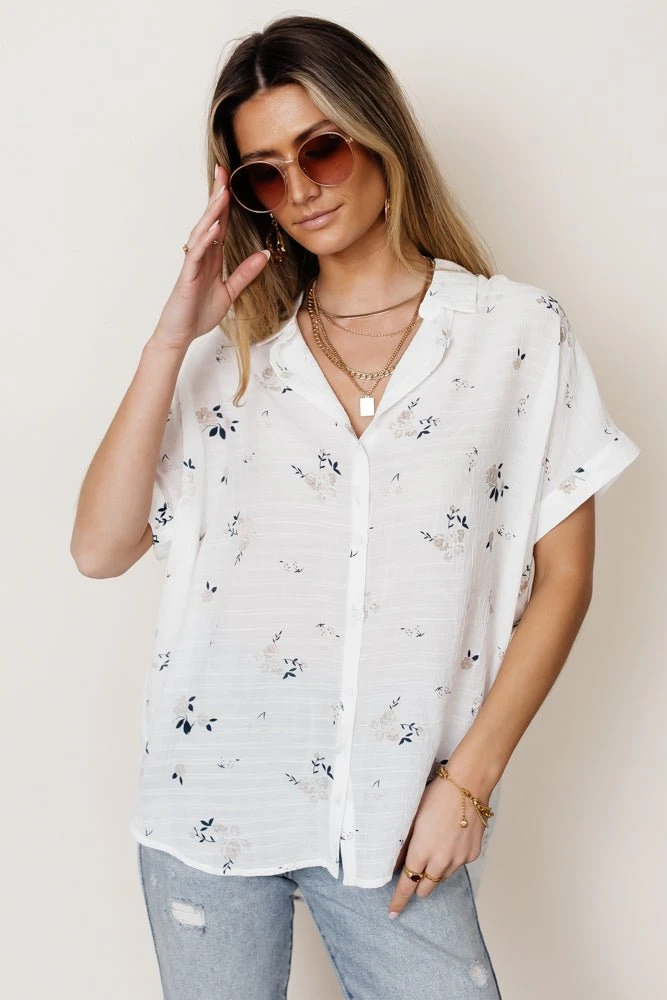 FUN 2 FUN Penelope Floral Button Up 8 FUN 2 FUN Penelope Floral Button Up