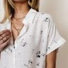 FUN 2 FUN Penelope Floral Button Up