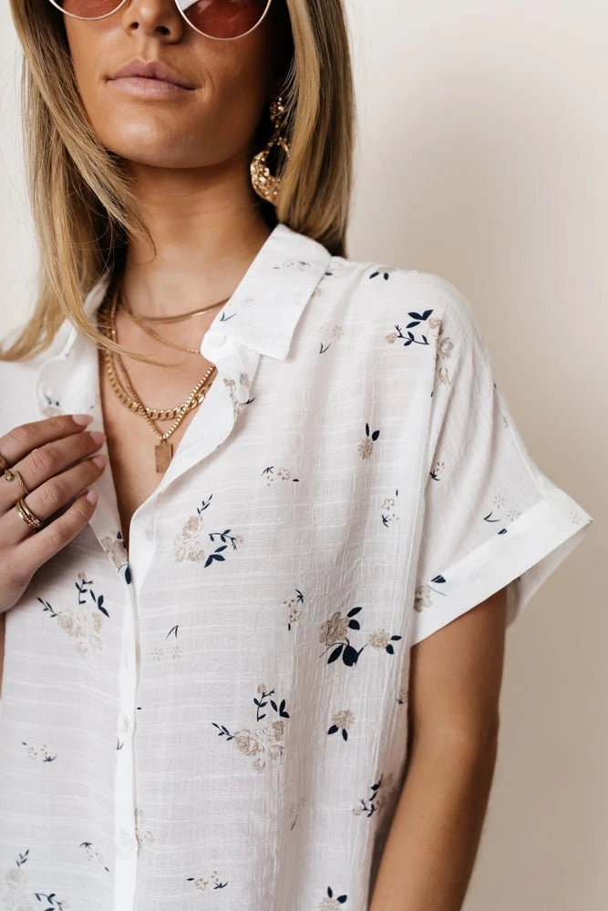 FUN 2 FUN Penelope Floral Button Up 3 FUN 2 FUN Penelope Floral Button Up