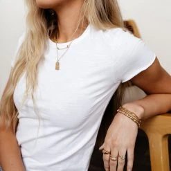 WORUI Brooklynn Lettuce Edge Top In White - FINAL SALE