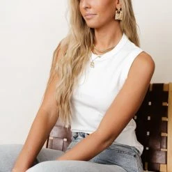 WORUI Kirby Tank In White Bohme Essentials