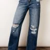 KANCAN Skyscraper Wide Leg Denim In Medium Wash - FINAL SALE Back In Stock