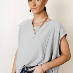 Maize Tops Tilly Top In Blue