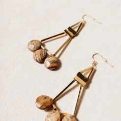 LA RADIANT VAL JEAN GLOBAL Aspen Dangle Earrings